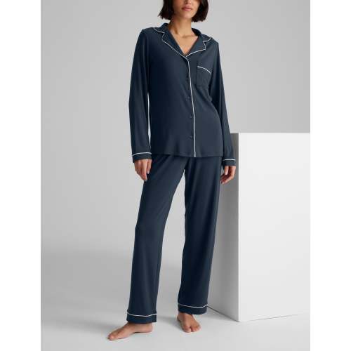 Women's Downtime Long Sleeve Pajama Top & Pant Set