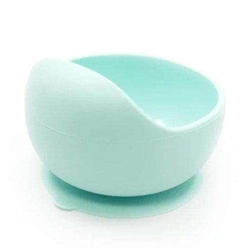 Silicone Bowl & Spoon Set, Seafoam