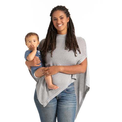 The Grey Cocoon™ Breathable Nursing Cover