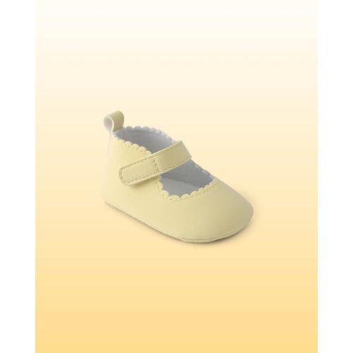 Baby Girl Scalloped Shoes - Yellow - OshKosh B'gosh | Carter's