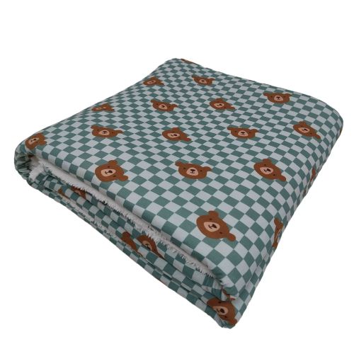Teddy Bear Fuzzy Bamboo Blanket