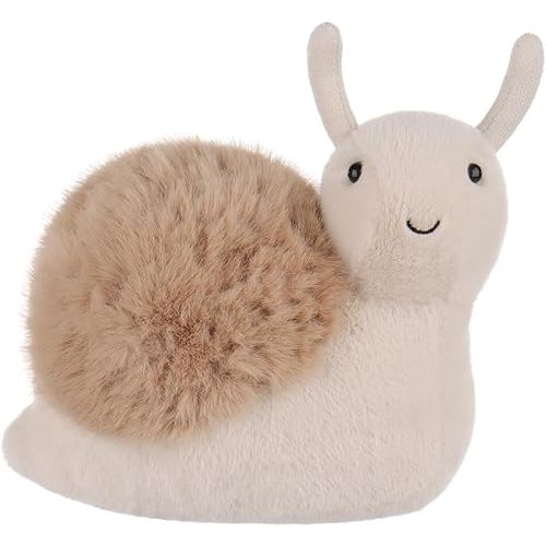 Apricot Lamb Lazy Snail Doll Plush Stuffed Animals for Babies