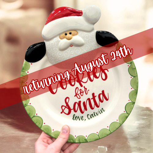 Santa Cookies Plate - Returning 8/24! | Keep Joy Studio