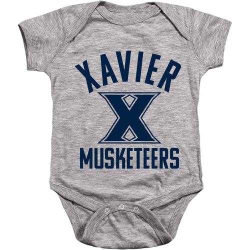 Xavier University Official One Color Musketeers Logo Unisex Infant Snap Suit for Baby