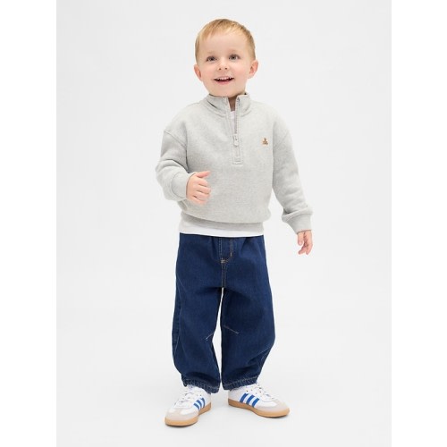 Baby & Toddler Pull-on Barrel Jeans