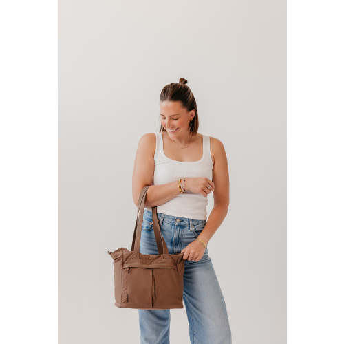 Mocha Mini Tote – Brixley Bags