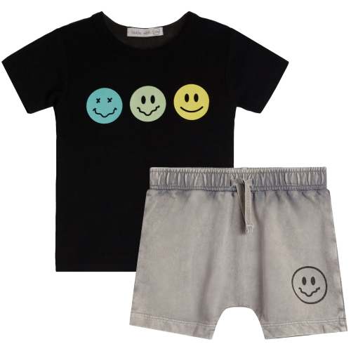 2pc Smile Short Set