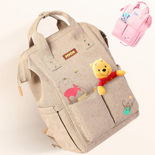 Winnie The Pooh Diaper Bag Backpack Disney Characters Minnie and Mickey Baby Bag - Orbisify
