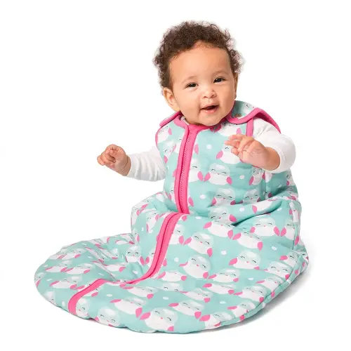 baby deedee Sleeping Sack, Baby Wearable Blanket Sleeping Bag, Sleep Nest Tee, Newborn and Infants, Bashful Owls, Medium (6-18 Months)