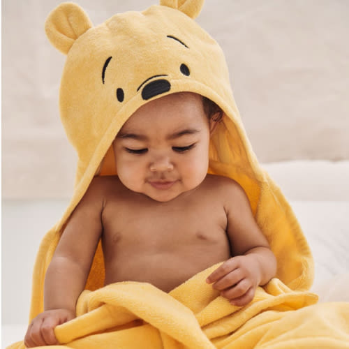 Baby Disney Winnie the Pooh Hooded Towel | Hanna Andersson