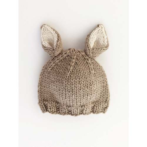 Knit Bunny Hat, Pebble – SpearmintLOVE