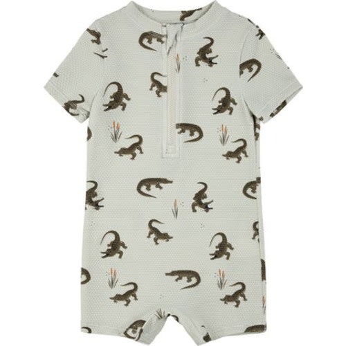 Crocodile UPF 50+ One-Piece Swimsuit, 0-3M