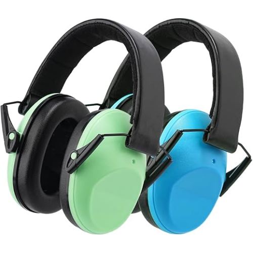 kimitimi Noise Canceling Headphones for Kids 2PACK, 25-31NR Noise Reduction Earmuffs for Fireworks, Autism