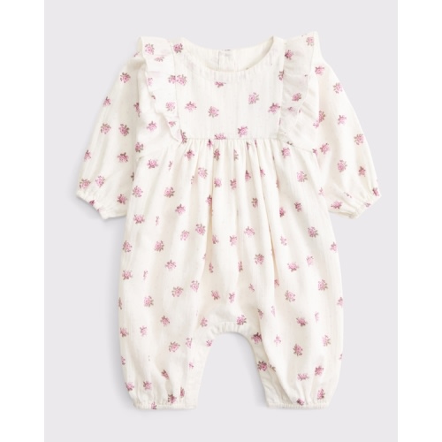 baby long-sleeve ruffle jumpsuit