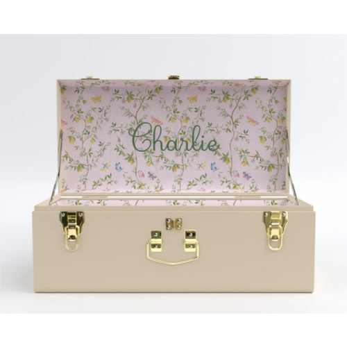 Petite Trunk - Limited Edition Beige - Sylvia's Summer / Embroidery