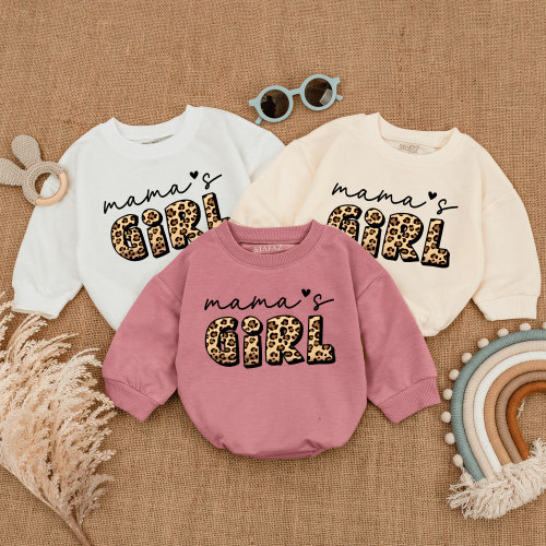 Mama's Girl Baby Romper, Mommy Daughter Cheetah Print, Mommy's Girl, Baby Shower Gift, Baby Girl Bodysuit, Cute Leopard, Trendy, Baby Outfit