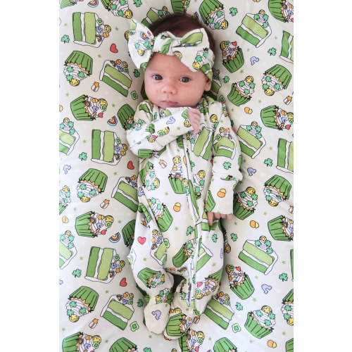 Shamrock Sweets Zipper Footie