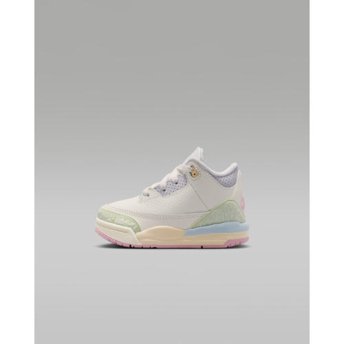 Jordan 3 Retro "Sail and Jade Aura" Baby/Toddler Shoes. Nike.com