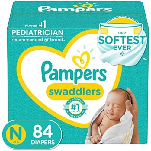 Pampers Swaddlers Newborn Diaper Size 0 84 Count