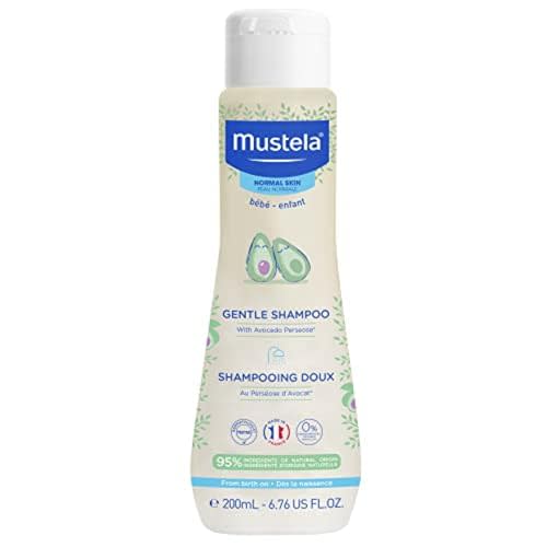 Mustela Baby Gentle Shampoo with Natural Avocado - Hair Care for Kids of all Ages & Hair Types - Tear-Free & Biodegradable Formula - Various Sizes - 1 or 2-Pack