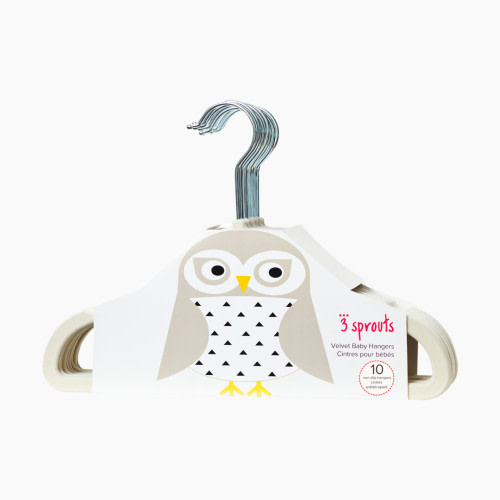3 Sprouts Hangers (10 Pack) - Beige