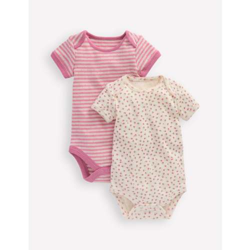 2-pack Pointelle Bodies-Ditsy Rose