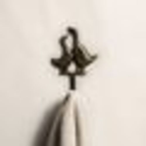 CAST IRON HOOK - FantasHome Wall Mounted Cast Iron Home Décor Single Hook (Ducks)