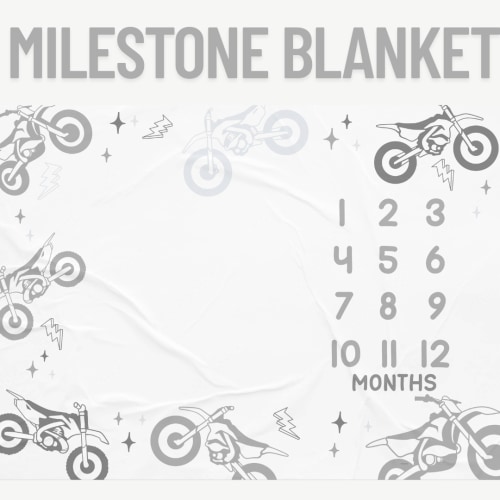 Moto Milestone Blanket