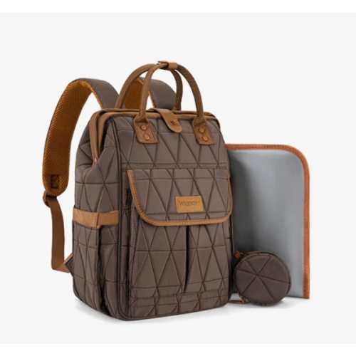 Wrangler Leopard Print Diaper Bag