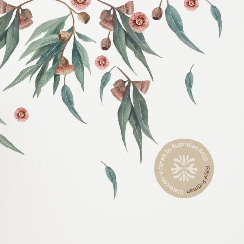 Nursery Decal Stickers | Flowering Gum | Australian Native