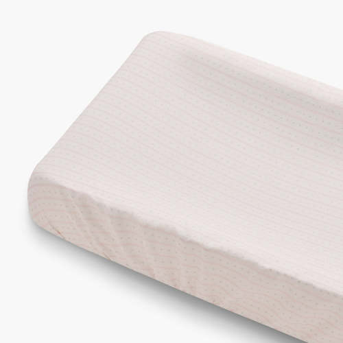 Petal Scallops Changing Pad Cover - Pink | Gooselings