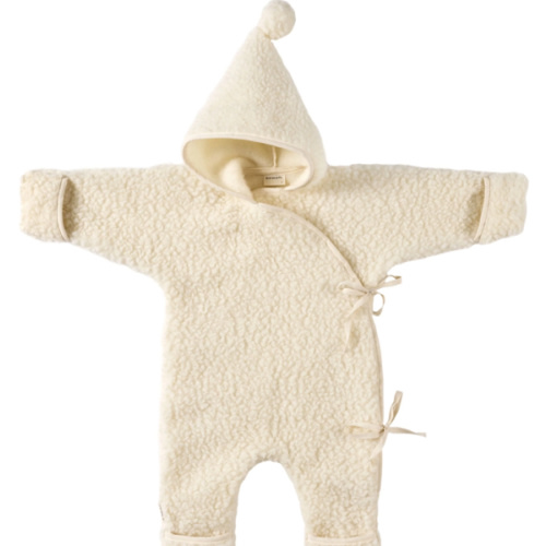 MERINO WOOL SNUGGLESUIT BABY ROMPER – BINIBAMBA