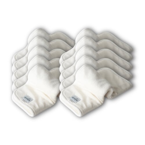 *10 pack* 6-Layer Bamboo Terry Doubler Insert (12 Layers When Folded)