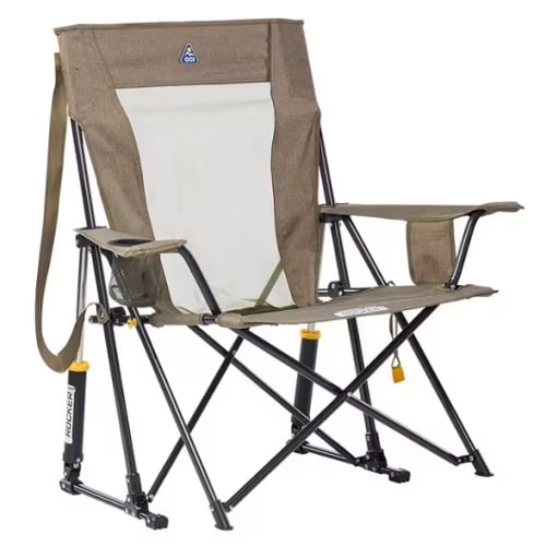 GCI Outdoor Comfort Pro Rocker XL Chair | Heathered Aged Fatigue