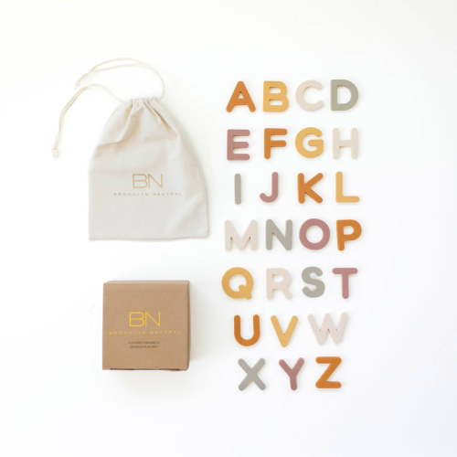 Silicone Neutral Magnetic Alphabet Letters