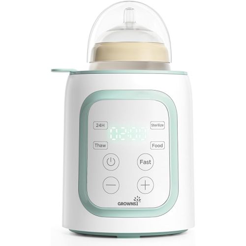 GROWNSY 10-in-1 Baby Bottle Warmer, Defroster, and Sterilizer