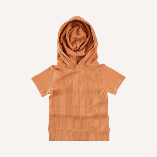 short sleeve essential skinny hoodie | butterum | organic cotton multi – kate quinn