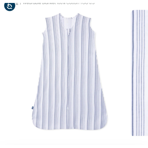 Blue Stripe Cotton Sleep Sack |Small | HALO