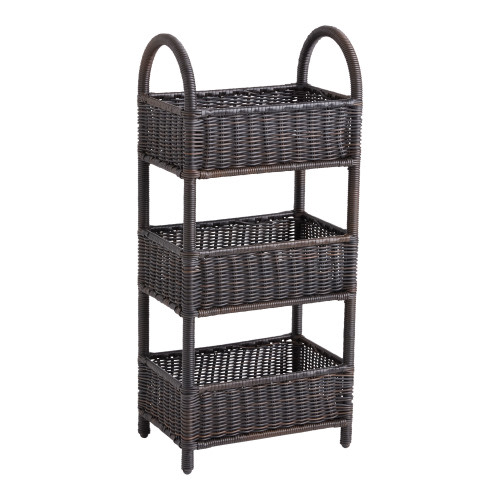 Leya All Weather Wicker Indoor Outdoor Storage Tower - World Market