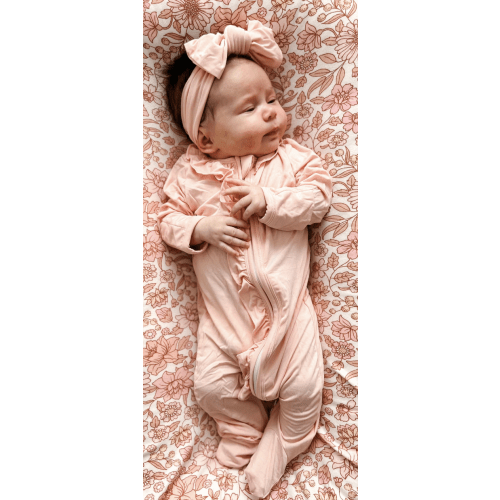 Bamboo Baby Footie With Bow: Organic Newborn Coming Home Outfit - Etsy