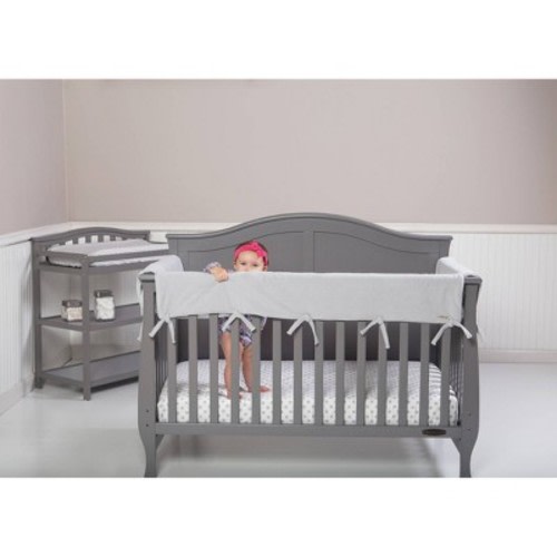 Wide Rail Cover - Long Gray Fleece