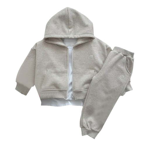 Gerichy Baby Boys Fall Winter Outfits, Baby Boy Outfits Toddler Baby Boy Girl Fall Winter Outfits Children's Kid's Hoodie Set Boy's And Girl's Baby Zipper Hooded Long Sleeved Long Pants Two Piece Set