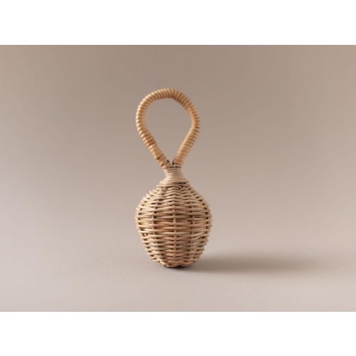 Boho Rattan Rattle | Baby Toy | Baby Rattle | Sensory Play | New Baby Gift | Photo Prop | Newborn Gifts | Baby Shower Gift