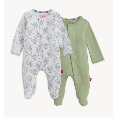 Magnetic Me 2-Pack Footie 0-3m