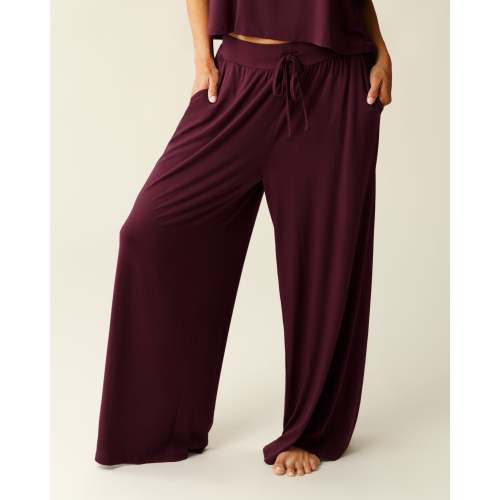 Aria Bamboo Casual Lounge Pant | Deep Burgundy - Kindred Bravely