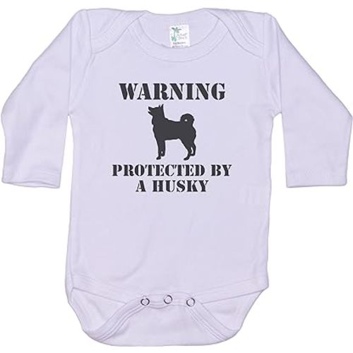 Ebenezer Fire Warning Protected By A Husky/Trendy Dog Onesie For Babies
