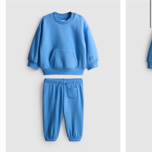 Baby Boys;Girls;Unisex Blue 0-18mths | Sweatshirt and Cuffed Joggers Newborn Set | Primark