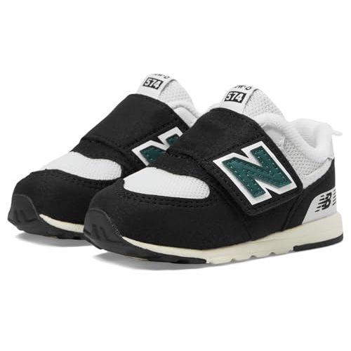 New Balance Baby-Boy's 574 V1 Varsity Suede New-b Hook and Loop Sneaker