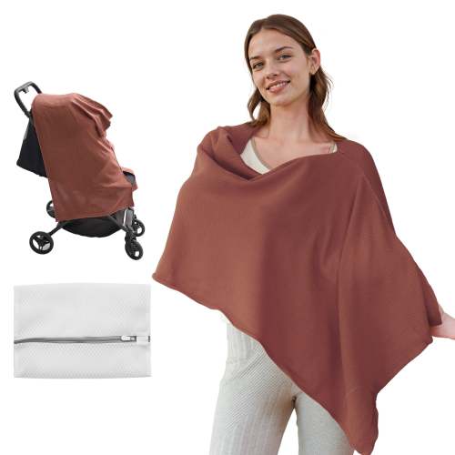 Momcozy Nursing Cover - Soft, Breathable, Privacy Poncho