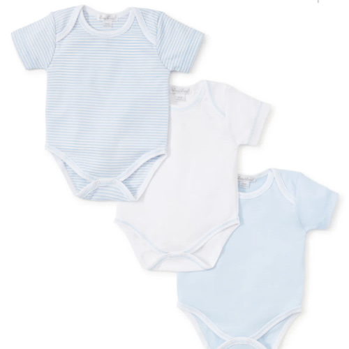 Simples Stripes Blue 3 Pack Bodysuit Set
